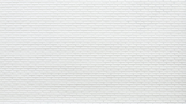 Pattern of white brick wall for background and textured, White wall background