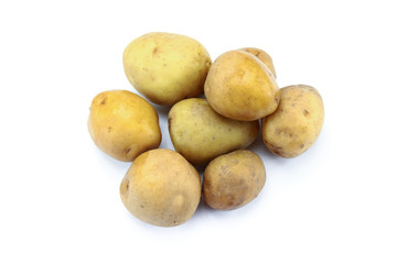 pile of potatoes cooked in water