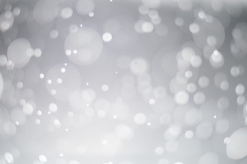 abstract blur or defocused lights bokeh on grey background