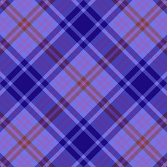 Tartan Pattern in blue and red.