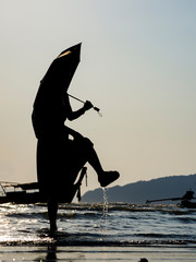 Sunset in Ao Nang Krabi province