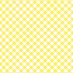 Yellow Gingham seamless pattern.