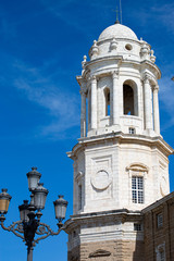 Fototapeta premium The Old Buildings in Cadiz