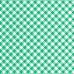 Green Gingham seamless pattern.