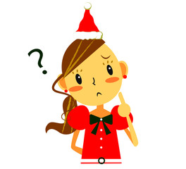 サンタコスプレ女子　疑問