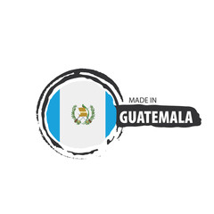 Guatemala flag, vector illustration on a white background