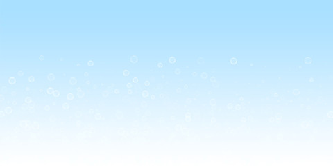 Soap bubbles abstract background. Blowing bubbles 