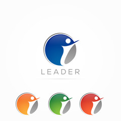 letter i person logo © nasirktk