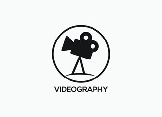 vector of videography logo sign eps format