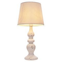 Table lamp isolated on white background
