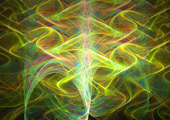 Obraz premium fractal on black