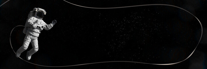 astronaut among the stars  © dottedyeti