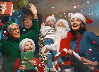 Christmas family party