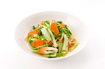 山東菜の炒め物