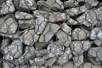 stone wall cage background
