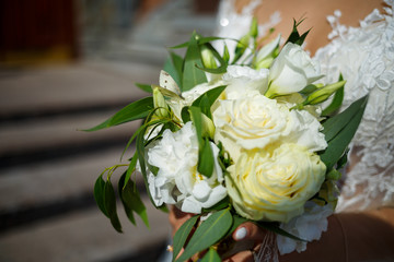 beautiful wedding bouquet for the bride
