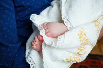 small baby legs