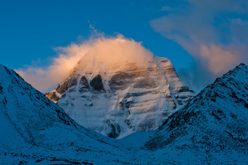 Kailash Nordseite Nord  Sonnenaufgang Tibet
