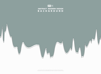 Fototapeta premium Abstract modern green wave line of contrast background. illustration vector eps10