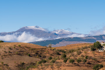 Mulhacen and Alcazaba mountain in Sierra Nevada (Spain)