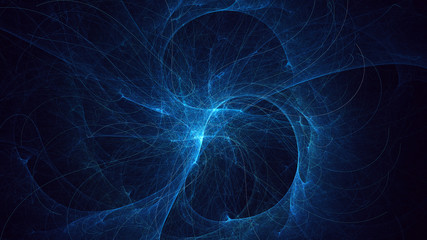 Fractal 3D rendering abstract light background