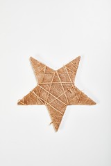 Christmas decoration on white background