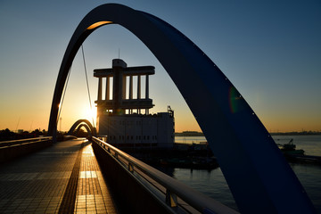 日の出　朝焼け