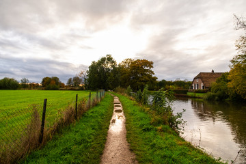 walkway in the countryside
