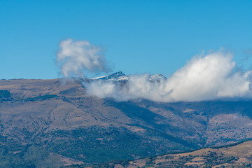 Veleta mountain in Sierra Nevada