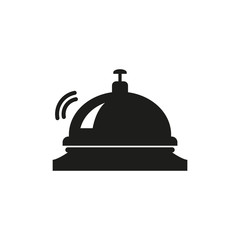 Hotel bell icon. Simple vector illustration