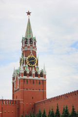 Fototapeta na wymiar Moscow Kremlin on the Red Square in Russia