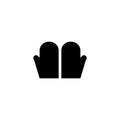 Kitchen gloves icon. Cooking tool symbol. Logo design element