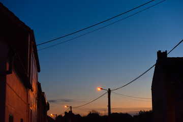 eclairage electricité lampe nuit