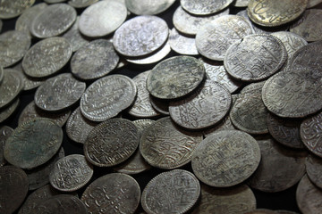 Antique silver coins
