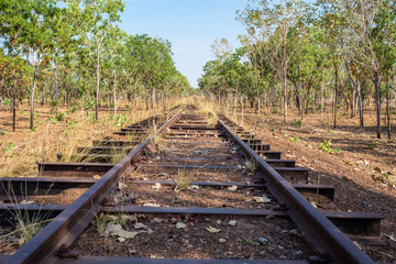 Obraz premium Alte Eisenbahngleise