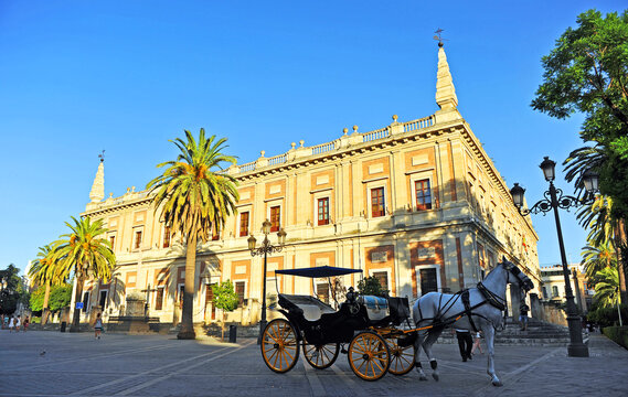 Archive of Indias (Archivo de Indias) built between 1584 and 1598, contains the documents of the Spanish administration of America.
