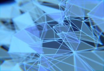 Circuit Board Technology Tree Pattern Concept render Background. 3d rendering