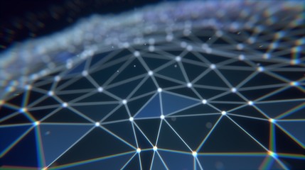 Circuit Board Technology Tree Pattern Concept render Background. 3d rendering