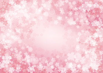桜　背景イラスト
