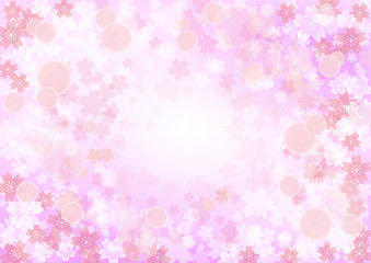 桜　背景イラスト