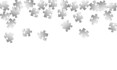 Abstract mind-breaker jigsaw puzzle metallic 