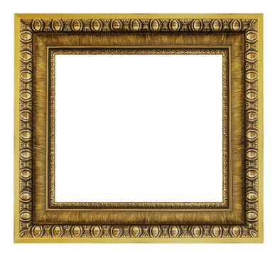 Vintage golden frame