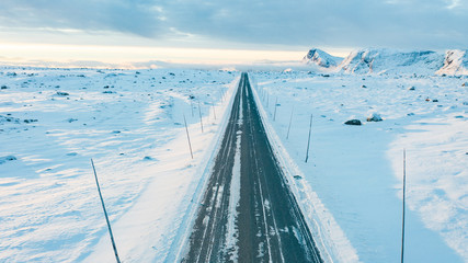 Snowy road