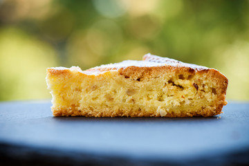 Neapolitan Pastiera (Easter cake), close-up