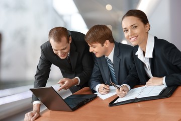 Business Meeting in an Office