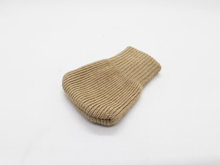 Special Table Foot Protector from Fabric Socks in White Isolated Background