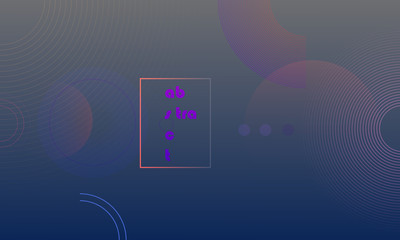 Abstract vector geometric shapes, elements for minimal banner, logo, social post