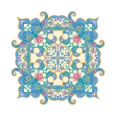 Eastern ethnic motif, traditional muslim ornament. Element for design. Vector illustration