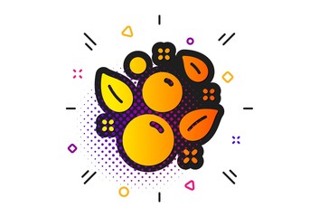 Laundry shampoo sign. Halftone circles pattern. Clean bubbles icon. Clothing cleaner symbol. Classic flat clean bubbles icon. Vector