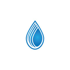 Water drop logo template illustration - Vector
